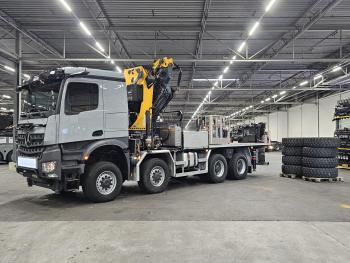 AROCS 3253 8x8 / 65 t/m CRANE + JIB + WINCH / KRAN / GRUA